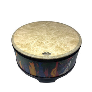 Remo Rhythm Kids Club Floor Tom Children's 16" Drum Rainforest Design USA Made